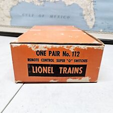 Lionel super 112 for sale  Berlin Center