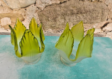 Paire tulipes verre d'occasion  Bourg-de-Péage