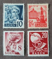 Baden lot timbres d'occasion  Charlieu