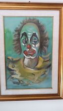 Quadro olio pagliaccio usato  Salerno
