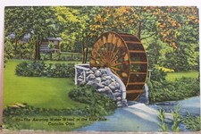 Cartão postal antigo vintage Ohio OH Castalia buraco azul roda d'água comprar usado  Enviando para Brazil
