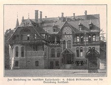 Jagdschloss gelbensande 1904 gebraucht kaufen  Deutschland
