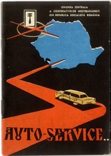 Romania service map d'occasion  Expédié en Belgium