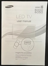 TV LED original Samsung Series 6 - 6000/6050 somente manual do usuário comprar usado  Enviando para Brazil