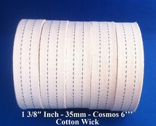 Lâmpada a óleo 35mm - 1 3/8′′ polegadas pavio Cosmos 6’’ Docht Meche Mecha Oljanampa Lont, usado comprar usado  Enviando para Brazil