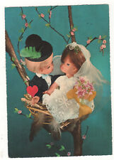 Cpsm couple poupées d'occasion  Dieue-sur-Meuse