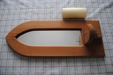 Wooden mirror candle for sale  SPALDING