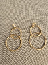 Hrringe modeschmuck goldfarben gebraucht kaufen  Wolfsburg