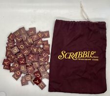 Scrabble tiles maroon for sale  Brookline