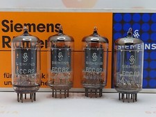 Telefunken ecc82 ribbed for sale  Torrance