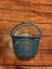 Cesta de plástico pequena básica organização armazenamento azul comprar usado  Enviando para Brazil