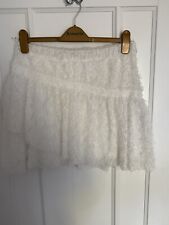 White zara feathered for sale  CHESHAM