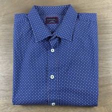 Camisa masculina Untuckit Ruyilly manga longa com botões grande L floral padrão geográfico comprar usado  Enviando para Brazil