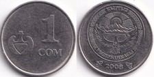 Usado, 1 Som 2008 Kirghizistan Armoiries comprar usado  Enviando para Brazil