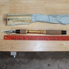 Vara telescópica retrátil vintage feita na Coreia para pesca de viagem não usada no pacote, usado comprar usado  Enviando para Brazil