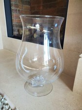 Vases clear glass for sale  TIVERTON