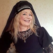 Black embellished tudor for sale  LONDON
