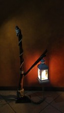 Lampada terra legno usato  Frosinone