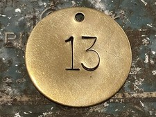 Number tag brass for sale  Ruffs Dale