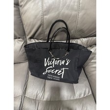 Bolsa tote de lona preta Victoria's Secret Fifth Avenue Nova York comprar usado Bolsa tote de lona preta Victoria's Secret Fifth Avenue Nova York comprar usado  Enviando para Brazil