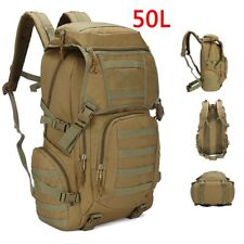 Usado, Mochila tática militar acampamento caminhadas mochila mochila impermeável 50L comprar usado  Enviando para Brazil