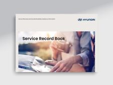 Livro de história de serviço Hyundai em branco para todos os modelos até 2024 comprar usado  Enviando para Brazil