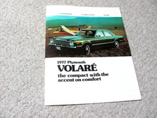 Folheto de vendas 1977 PYMOUTH VOLARE CANADENSE comprar usado  Enviando para Brazil