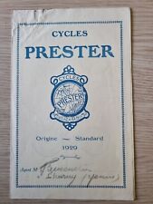 Catalogue cycles prester d'occasion  France