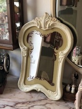 Specchio legno panna usato  Cagliari