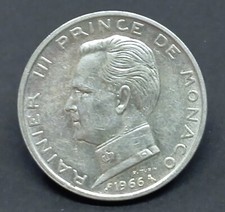 Monaco francs 1966 d'occasion  Saint-Pantaléon-de-Larche