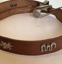 Usado, Loja de couro cinto de couro vintage animais do sudoeste cinto exclusivo pequeno comprar usado  Enviando para Brazil