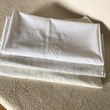Kissenbezüge vintage bestickt gebraucht kaufen  Hallbergmoos