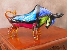 Figure verre taureau d'occasion  Expédié en France
