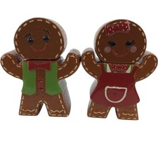 Gingerbread couple ceramic for sale  UK
