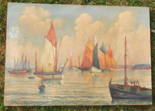 Ancien tableau huile d'occasion  Rennes-