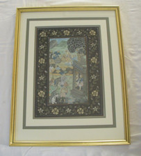 Ancienne peinture soie d'occasion  Marans