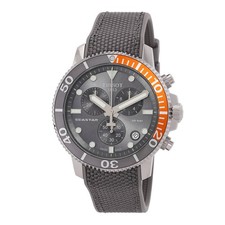 Relógio masculino Tissot Seastar 1000 cronógrafo quartzo mostrador cinza T120.417.17.081.01, usado comprar usado  Enviando para Brazil