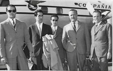 IV FOTO PANAMERICANA RACE HUMBERTO MAGLIOLI, GUIDO MANCINI, VITTOR ORIG MEX 1953 comprar usado  Enviando para Brazil