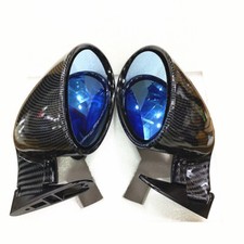 Espelhos retrovisores laterais de carro bala fibra de carbono cor para espelhos estilo Califórnia F1 comprar usado  Enviando para Brazil