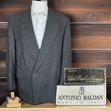 Jaqueta Blazer Antonio Baldan Masculina 42R Cinza Birdseye Vitale Barberis comprar usado  Enviando para Brazil