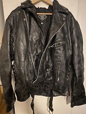 Oversized leather biker for sale  Shipping to Ireland