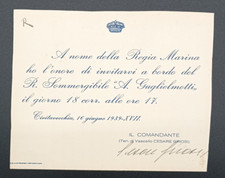 Invito regia marina usato  San Giuliano Milanese