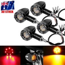 4X Indicador Universal Bullet Motocicleta Luz de Freio LED Sinal de Seta para Bobber, usado comprar usado  Enviando para Brazil
