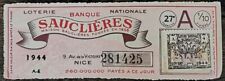Billet loterie nationale d'occasion  Aunay-sur-Odon