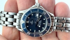 Omega Seamaster James Bond 007 Professional 300M mostrador de onda azul relógio feminino comprar usado  Enviando para Brazil