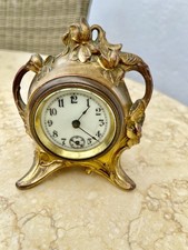 Art nouveau clock for sale  CHRISTCHURCH