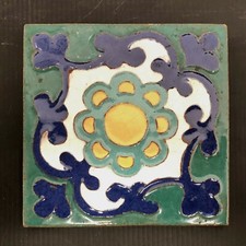 Azulejo floral vintage fabricante desconhecido comprar usado  Enviando para Brazil