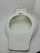 Panela de cama de hospital Whitaker Tatum porcelana cerâmica branca década de 1900 antiga vintage comprar usado  Enviando para Brazil