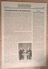 Alte zeitschrift funkschau gebraucht kaufen  Friedewald