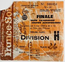 1978 european cup d'occasion  Expédié en Belgium